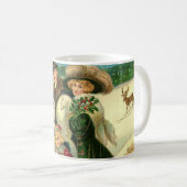 Mug Victorian Famy in the snow Christmas scene (Devant droit)