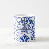 Mug Victorian Majolica : Patchwork Tile Motif. (Centre)