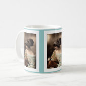 Mug Victorian woman hair up in beads (Devant gauche)
