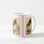 Mug Victorian woman roses, romantic (Devant droit)