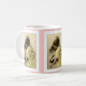 Mug Victorian woman roses, romantic (Devant gauche)