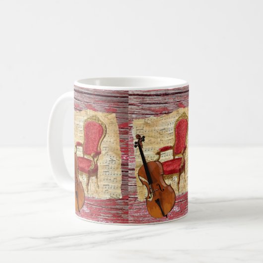 Mug victorien Cello (Devant gauche)
