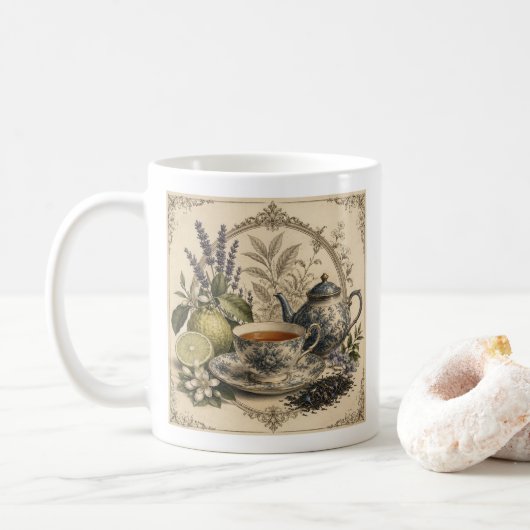 mug victorien Earl Grey (Avec donut)