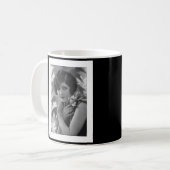 Mug Victorienne stupéfiant en noir et blanc (Devant gauche)