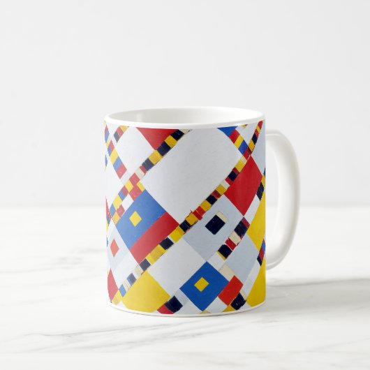 Mug Victory Boogie Woogie, Mondrian (Devant droit)