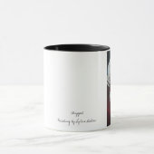 Mug vida de dolce de La, whippet, peignant par Sylvia (Centre)