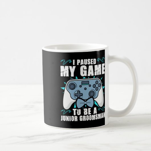 Mug Vidéo de Junior Groomsman Joueur de jeu vidéo Juni (Droite)