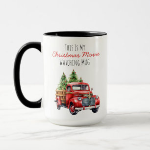Mug Vidéo de Noël personnalisée regardant Mug,