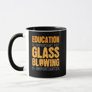 Mug Vidéo de plaisanterie de Glassblower