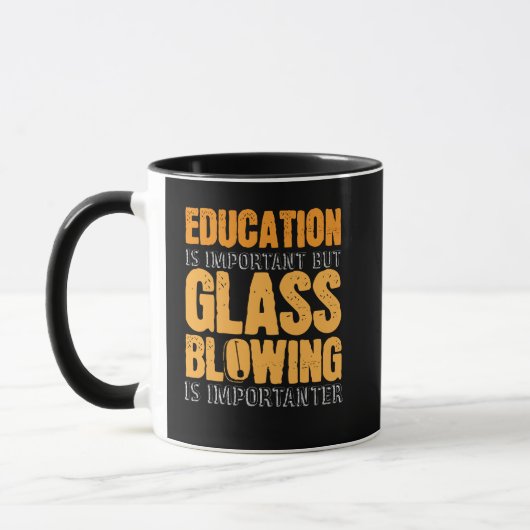 Mug Vidéo de plaisanterie de Glassblower (Gauche)