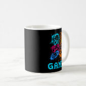 Mug Video Game Console Controllers Clic Gamer Lover Co (Devant droit)