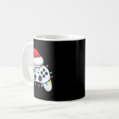 Mug Video Game Controller Christmas Santa Hat Gamer Bo (Devant gauche)