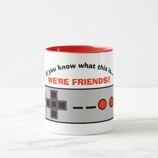 Mug Vidéo Vidéo de l'ancienne école (Centre)