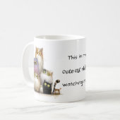 Mug Vidéos de mon chat mignon (Devant gauche)