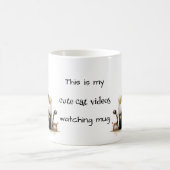 Mug Vidéos de mon chat mignon (Centre)