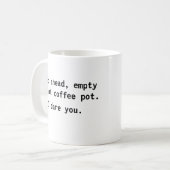 Mug Videz Ce Café. Je t'ose Musique (Devant gauche)