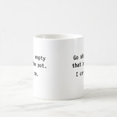 Mug Videz Ce Café. Je t'ose Musique (Centre)