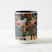 Mug Vie à Mice Town - Amateurs de livres Chitchat (Centre)