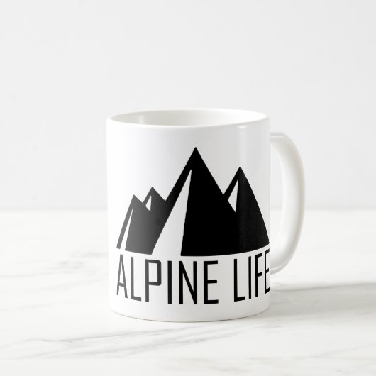 Mug Vie alpine (Devant droit)