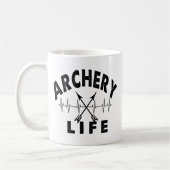 Mug Vie au tir à l'arc (Gauche)