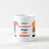 Mug Vie aventure avec enfants (Centre)
