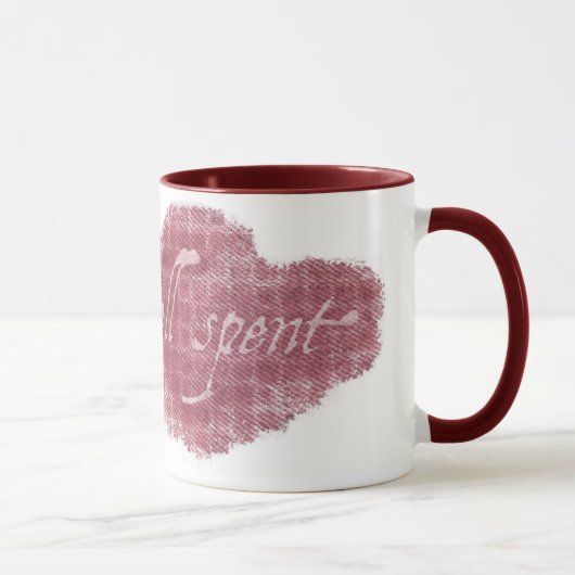 Mug Vie bien passé marron muet (Droite)