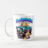 Mug Vie Confortable Humour J'avais du Potentiel Mais J (Gauche)