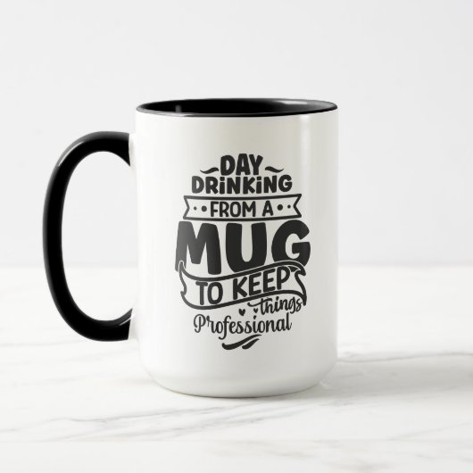 Mug Vie de jour amusante (Gauche)