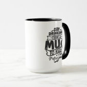 Mug Vie de jour amusante (Devant droit)