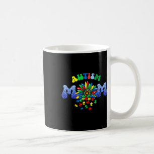 Mug Vie de maman autiste Tournesol Pièce de puzzle Fêt