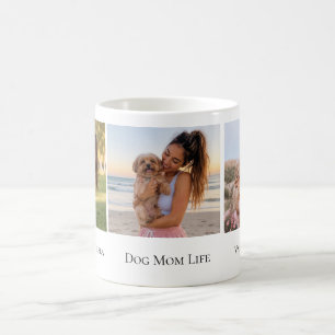Mug Vie de maman de chien Noms personnalisés 3 Photo