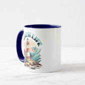 Mug Vie de plage personnalisée (Devant gauche)