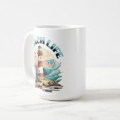 Mug Vie de plage personnalisée (Devant gauche)