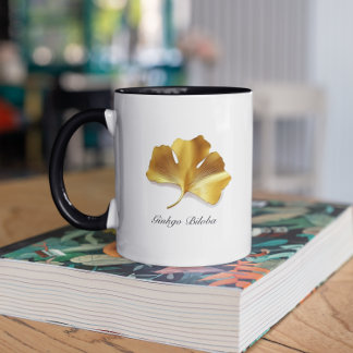 Mug Vie de plantes : Golden Ginkgo Biloba personnalisa