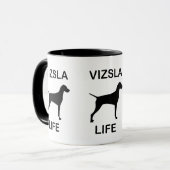 Mug vie de vizsla (Devant gauche)