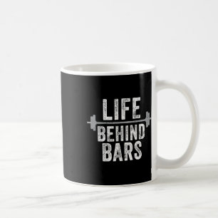 Mug Vie Derrière Les Barres Poids Lifting Gym Workout 