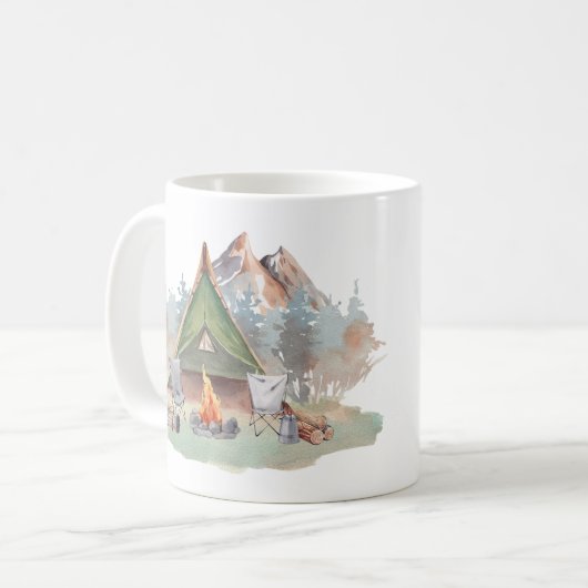 Mug Vie du camping (Devant gauche)