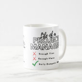 Mug Vie d'un incendie d'un gestionnaire de projet (Devant droit)