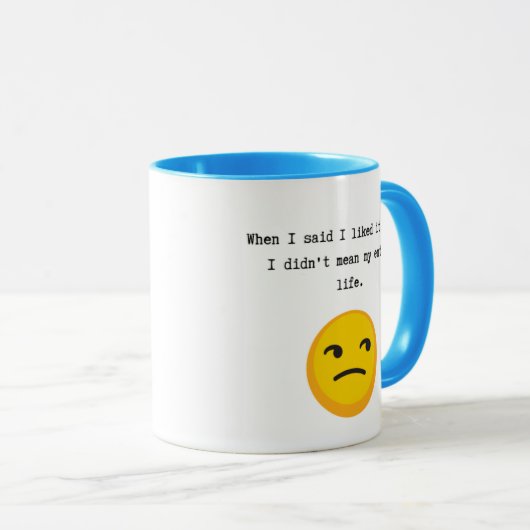 Mug Vie dure (Devant droit)