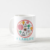 Mug Vie laboratoire - Vie laboratoire (Devant gauche)