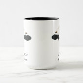 Mug Vie meilleure sur la ferme Vache Animaux Fun (Centre)