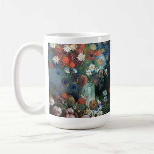 Mug Vie morte avec Fleurs de prairie | Vincent van Gog (Gauche)