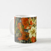 Mug Vie morte avec fleurs et fruits (Devant gauche)