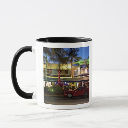 Mug Vie nocturne sur Ocean Drive, South Beach, Miami (Gauche)