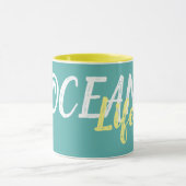 Mug VIE OCÉANIQUE marine vive | (Centre)