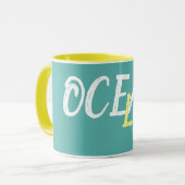 Mug VIE OCÉANIQUE marine vive | (Devant gauche)
