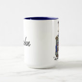 Mug Vieil as de vol pilote drôle fait sur commande de (Centre)