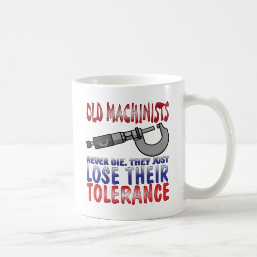 Mug Vieil épitaphe de machinistes (Droite)