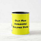 Mug Vieil homme impressionnant ! Type de constructeur. (Centre)