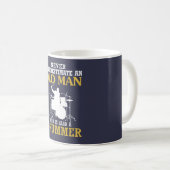 Mug Vieil homme - un batteur (Devant droit)